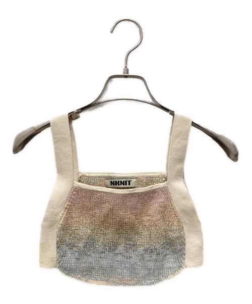 NKNIT（ニット）NKNIT (ニット) 23SS ノースリーブニット ベージュ サイズ:不明（実寸をご確認ください）の古着・服飾アイテム