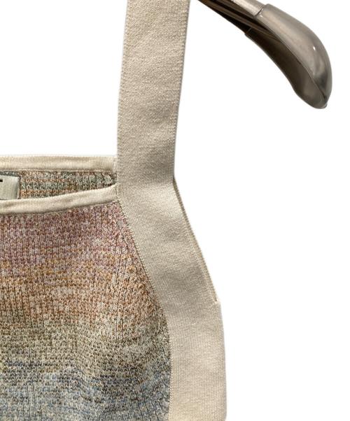 NKNIT（ニット）NKNIT (ニット) 23SS ノースリーブニット ベージュ サイズ:不明（実寸をご確認ください）の古着・服飾アイテム