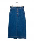 MUVEILミュベール）の古着「デニムスカート」｜インディゴ