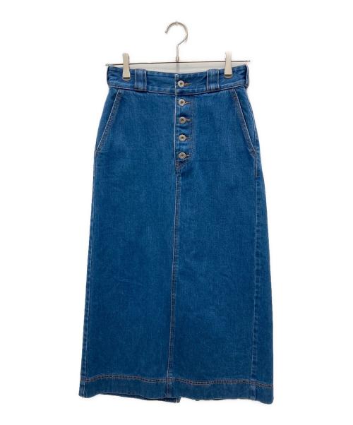 MUVEIL（ミュベール）MUVEIL (ミュベール) デニムスカート インディゴ サイズ:38の古着・服飾アイテム
