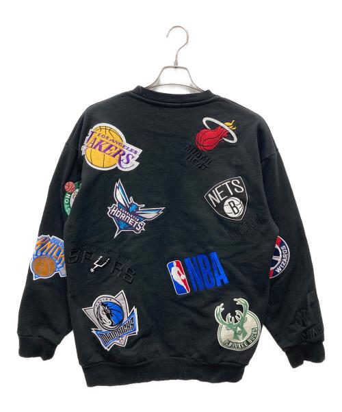 FREAK'S STORE（フリークスストア）FREAK'S STORE (フリークスストア) NBA (エヌビーエー) NBAロゴスウェット ブラック サイズ:Mの古着・服飾アイテム
