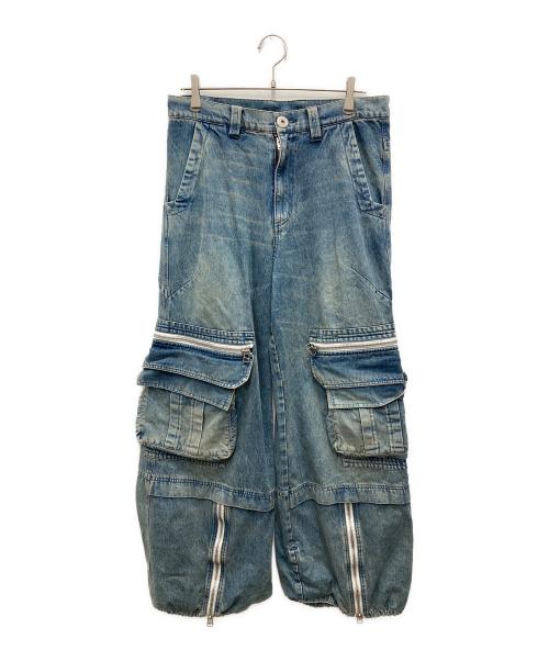 A.F ARTEFACT（エーエフ アーティファクト）A.F ARTEFACT (エーエフ アーティファクト) カーゴデニムパンツ インディゴ サイズ:2の古着・服飾アイテム