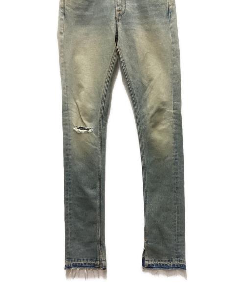 OFFWHITE（オフホワイト）OFFWHITE (オフホワイト) バイアスデニムパンツ インディゴ サイズ:W28の古着・服飾アイテム