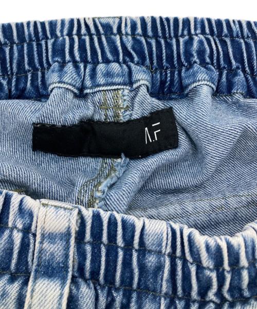 A.F ARTEFACT（エーエフ アーティファクト）A.F ARTEFACT (エーエフ アーティファクト) ダメージ加工デニムパンツ インディゴ サイズ:3の古着・服飾アイテム