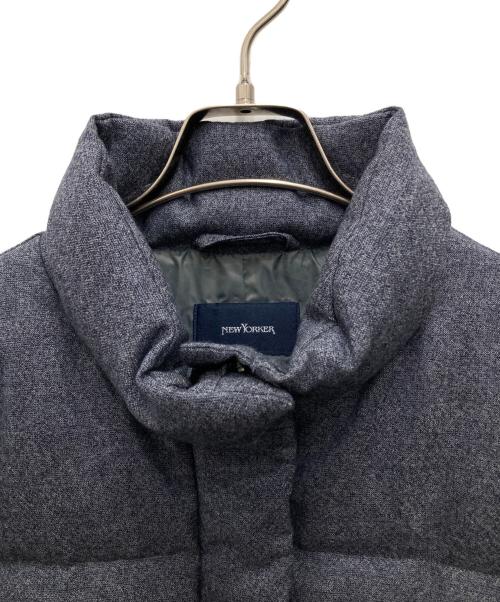 NEWYORKER（ニューヨーカー）NEWYORKER (ニューヨーカー) ダウンジャケット ブルー サイズ:11ARの古着・服飾アイテム