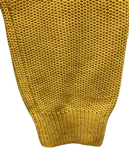 TOMORROW LAND tricot（トゥモローランド トリコ）TOMORROW LAND tricot (トゥモローランド トリコ) コットンリネンニット イエロー サイズ:Lの古着・服飾アイテム