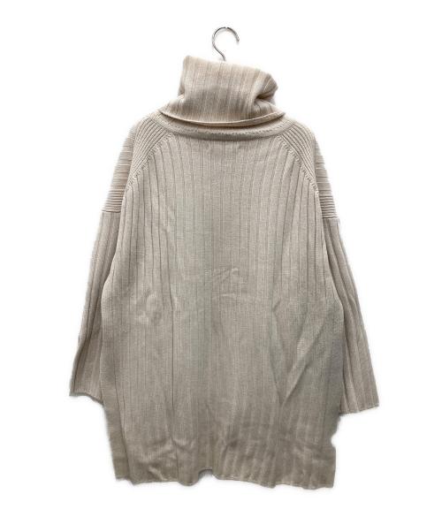 Curensology（カレンソロジー）Curensology (カレンソロジー) ヴァーグリブニットプルオーバー ベージュ サイズ:Fの古着・服飾アイテム