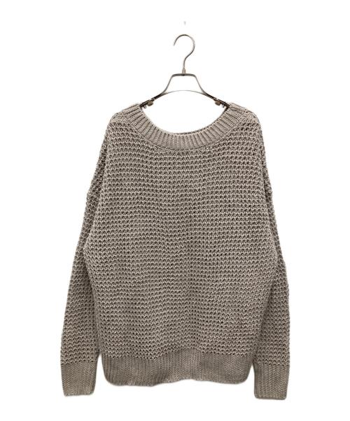 CHAOS（カオス）Chaos (カオス) ローゲージニット グレー サイズ:Fの古着・服飾アイテム