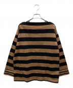 Curensologyカレンソロジー）の古着「ボートネックカットソー」｜ブラウン