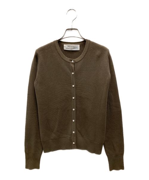 CHAOS（カオス）Chaos (カオス) シルク混カーディガン ブラウン サイズ:Fの古着・服飾アイテム