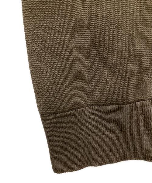 CHAOS（カオス）Chaos (カオス) シルク混カーディガン ブラウン サイズ:Fの古着・服飾アイテム