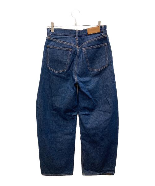 Curensology（カレンソロジー）Curensology (カレンソロジー) カーヴィーデニムパンツ ブルー サイズ:40の古着・服飾アイテム