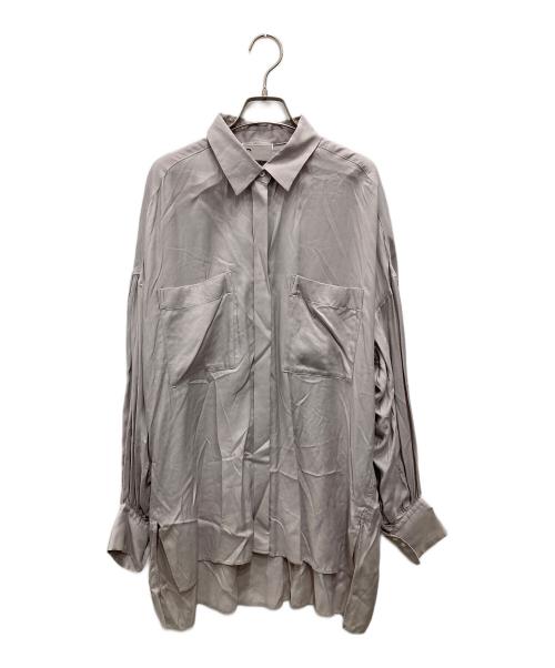 CHAOS（カオス）Chaos (カオス) レーヨンシャツ ベージュ サイズ:Fの古着・服飾アイテム