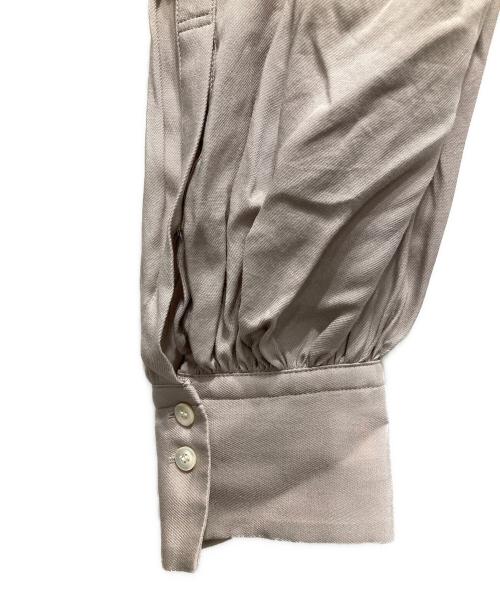 CHAOS（カオス）Chaos (カオス) レーヨンシャツ ベージュ サイズ:Fの古着・服飾アイテム