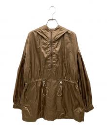 Wai+（ワイ）の古着「ウエストギャザーナイロンパーカー」｜ブラウン