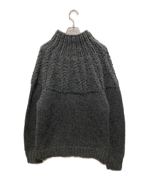 CLANE（クラネ）CLANE (クラネ) CHUNKY CABLE HAND KNIT TOPS グレー サイズ:1の古着・服飾アイテム