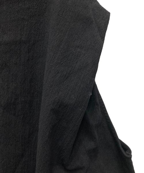 CLANE（クラネ）CLANE (クラネ) ROUND HEM GATHER TOPS/ラウンド ヘム ギャザー トップス ブラック サイズ:1の古着・服飾アイテム