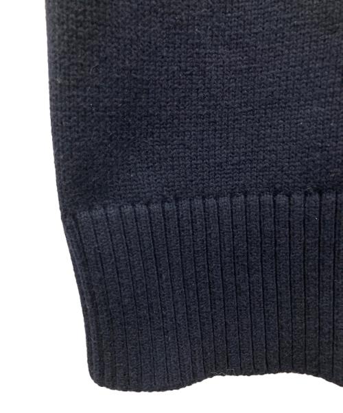 ETRE TOKYO（エトレトウキョウ）ETRE TOKYO (エトレトウキョウ) フロントボタンミドルゲージニットプルオーバー ネイビー サイズ:Ｆの古着・服飾アイテム