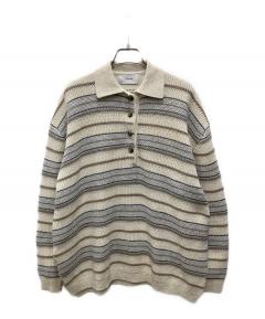 中古・古着通販】NKNIT (ンニット) logo KNIT cardigan/ロゴ ニット 中古・古着通販】NKNIT (ンニット) logo KNIT cardigan/ロゴ ニット