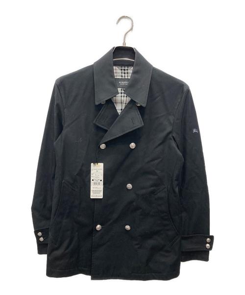BURBERRY BLACK LABEL（バーバリーブラックレーベル）BURBERRY BLACK LABEL (バーバリーブラックレーベル) ハーフトレンチコート ブラック サイズ:M 未使用品の古着・服飾アイテム