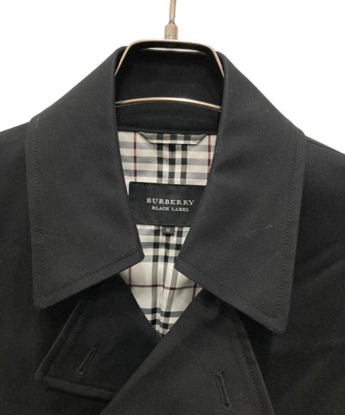 BURBERRY BLACK LABEL（バーバリーブラックレーベル）BURBERRY BLACK LABEL (バーバリーブラックレーベル) ハーフトレンチコート ブラック サイズ:M 未使用品の古着・服飾アイテム