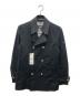 BURBERRY BLACK LABEL（バーバリーブラックレーベル）の古着「ハーフトレンチコート」｜ブラック
