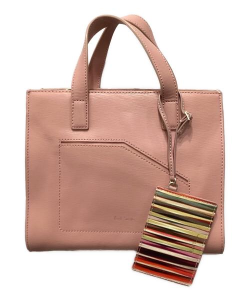 PAUL SMITH（ポールスミス）Paul Smith (ポールスミス) 2WAYバッグ ピンクの古着・服飾アイテム