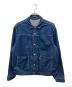 LEVI'S（リーバイス）の古着「ヴィンテージ プリーツ トラッカージャケット」｜ブルー