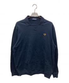 FRED PERRY（フレッドペリー）の古着「オーバーサイズポロシャツ」｜ネイビー
