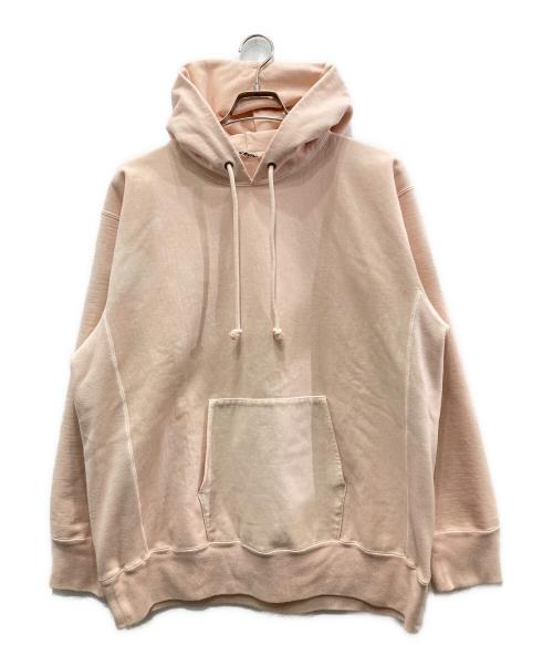 AURALEE（オーラリー）AURALEE (オーラリー) SUPER MILLED SWEAT P/O PARKA ライトピンク サイズ:5の古着・服飾アイテム