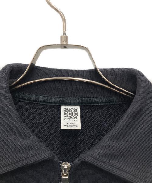 COMFORTABLE REASON（コンフォータブルリーズン）COMFORTABLE REASON (コンフォータブルリーズン) OP Neck Team Sweat/OP ネック チーム スウェット ネイビー サイズ:XLの古着・服飾アイテム