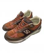 NEW BALANCEニューバランス）の古着「991ローカットスニーカー」｜ベージュ×ブラウン