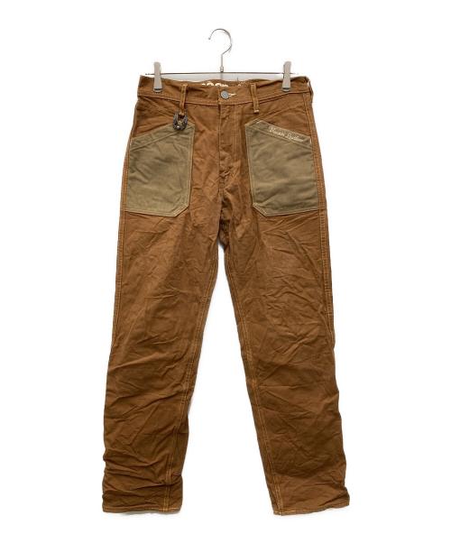 VANSON（バンソン）VANSON (バンソン) ダックベイカーパンツ ブラウン サイズ:32の古着・服飾アイテム