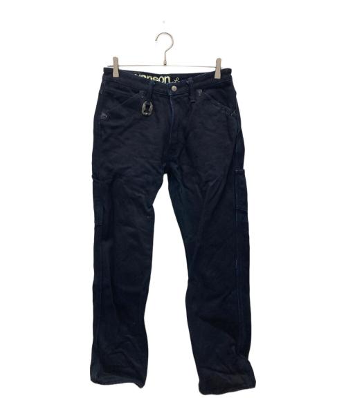 VANSON（バンソン）VANSON (バンソン) レザーポケットデニムパンツ インディゴ サイズ:32の古着・服飾アイテム