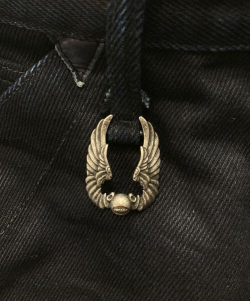 VANSON（バンソン）VANSON (バンソン) レザーポケットデニムパンツ インディゴ サイズ:32の古着・服飾アイテム