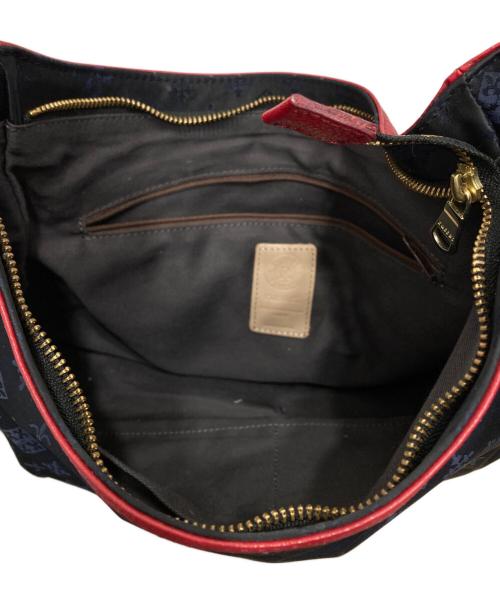 russet（ラシット）russet (ラシット) ショルダーバッグ レッド×ネイビーの古着・服飾アイテム