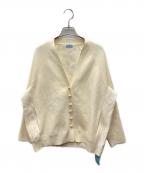 KUMIKYOKUクミキョク）の古着「パールボタンニットカーディガン」｜アイボリー