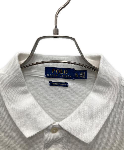 POLO RALPH LAUREN（ポロ・ラルフローレン）POLO RALPH LAUREN (ポロ・ラルフローレン) ポロシャツ ホワイト サイズ:XLの古着・服飾アイテム