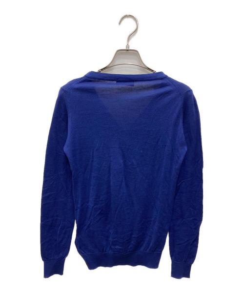 JOHN SMEDLEY（ジョンスメドレー）JOHN SMEDLEY (ジョンスメドレー) シーアイランドコットンカーディガン ブルー サイズ:Sの古着・服飾アイテム