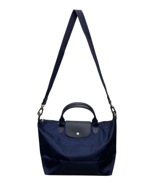 LONGCHAMP（ロンシャン）LONGCHAMP (ロンシャン) 2WAYバッグ ネイビーの古着・服飾アイテム
