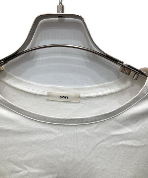 YORI（ヨリ）yori (ヨリ) ティアードカットソー ホワイト サイズ:Fの古着・服飾アイテム