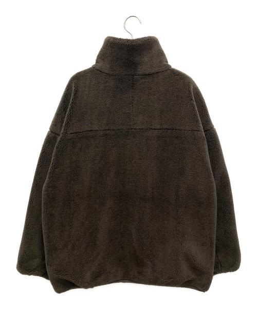 Discoat（ディスコート）Discoat (ディスコート) キレイメボアスタンドブルゾン ブラウン サイズ:Fの古着・服飾アイテム