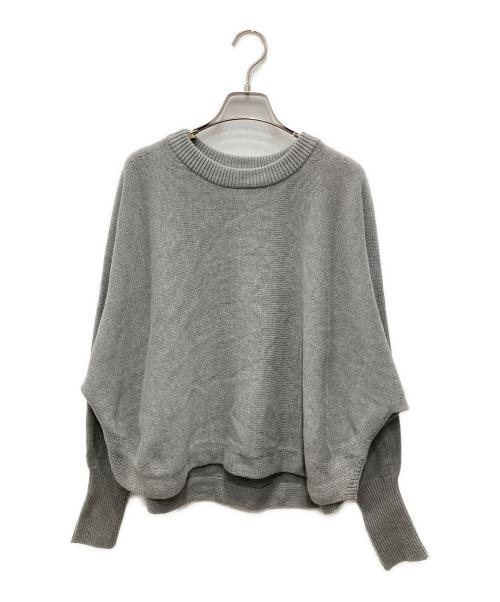 Spick and Span（スピック＆スパン）Spick and Span (スピック＆スパン) バルキーヤーンドルマンロングリブニット グレー サイズ:F 未使用品の古着・服飾アイテム
