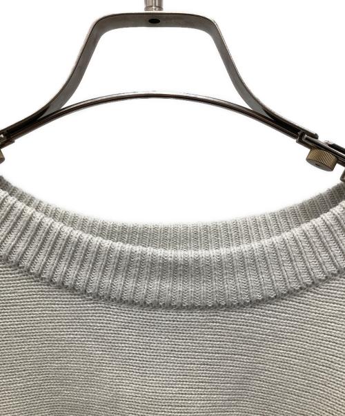 Spick and Span（スピック＆スパン）Spick and Span (スピック＆スパン) バルキーヤーンドルマンロングリブニット ライトグレー サイズ:Fの古着・服飾アイテム