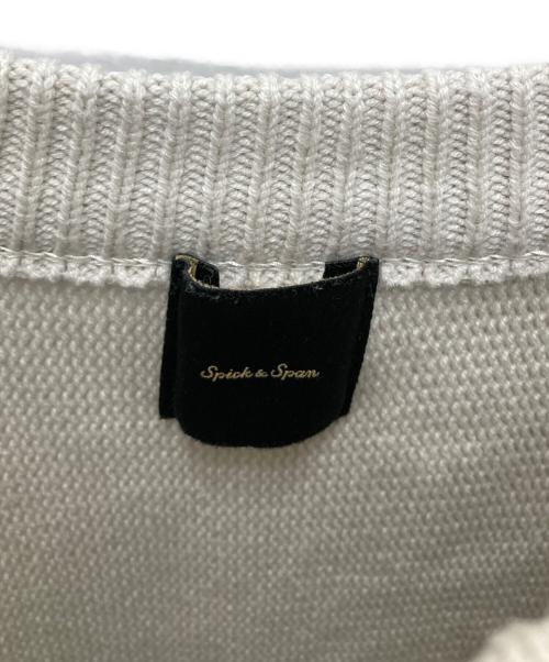 Spick and Span（スピック＆スパン）Spick and Span (スピック＆スパン) バルキーヤーンドルマンロングリブニット ライトグレー サイズ:Fの古着・服飾アイテム