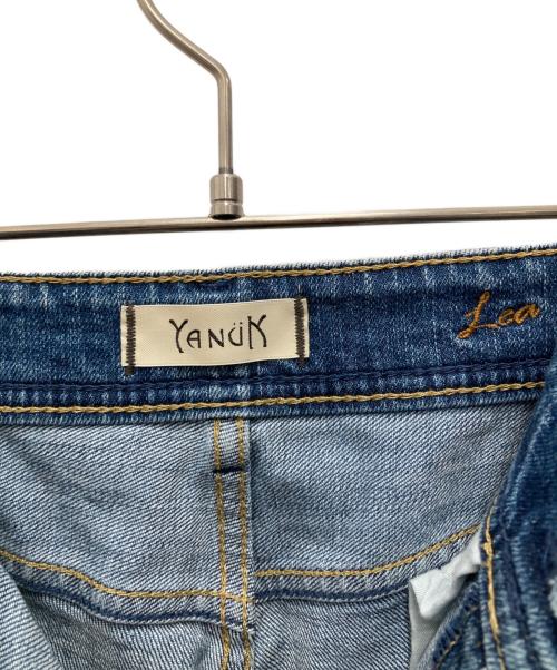 YANUK（ヤヌーク）YANUK (ヤヌーク) ”LEA”ハイウエストボーイズストレートデニムパンツ ブルー サイズ:24の古着・服飾アイテム