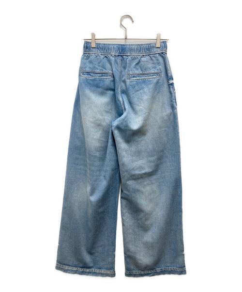 ARPEGE STORY（アルページュストーリー）Arpege story (アルページュストーリー) テンセル混ドロストデニムパンツ ブルー サイズ:1の古着・服飾アイテム