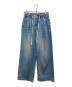 Arpege story（アルページュストーリー）の古着「テンセル混ドロストデニムパンツ」｜ブルー