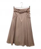JILL BY JILLSTUARTジル バイ ジルスチュアート）の古着「ベルト付スカート」｜ピンク