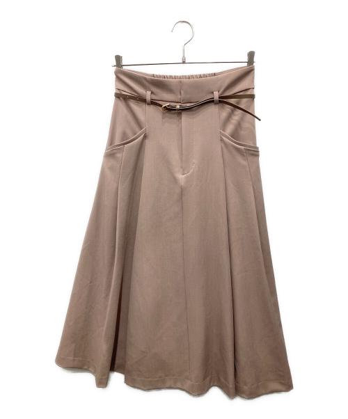 JILL BY JILLSTUART（ジル バイ ジルスチュアート）JILL BY JILLSTUART (ジル バイ ジルスチュアート) ベルト付スカート ピンク サイズ:Mの古着・服飾アイテム